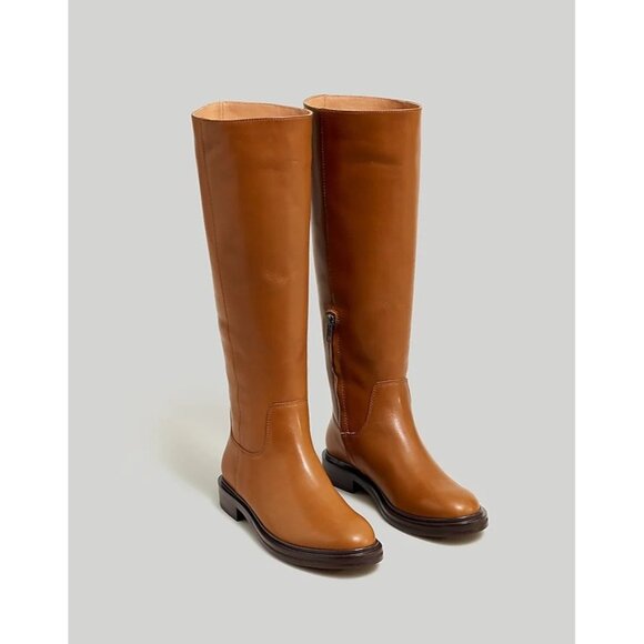 Madewell The Drumgold Boot in Extended Calf in Sepia - Picture 4 of 11